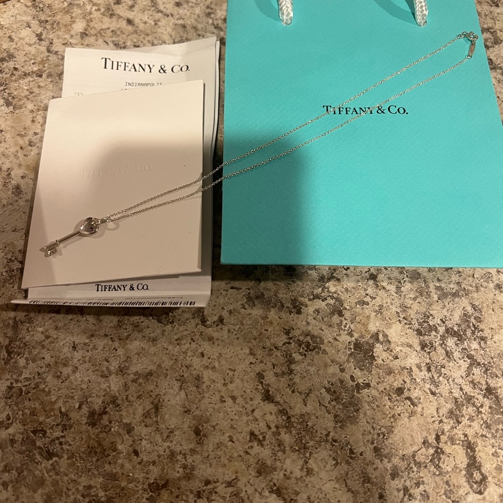 COPY - Retired Heart Key Tiffany Necklace